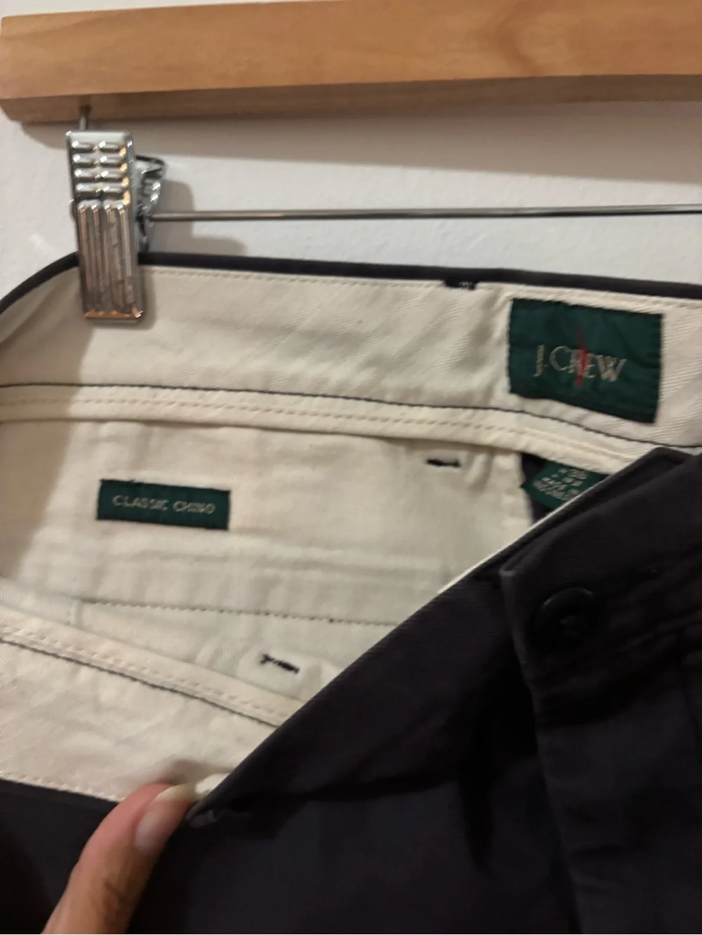 J Crew Men’s Classic Chino in Charcoal Size 36x32